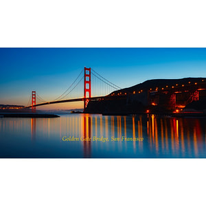 Golden Gate Sunset Panorama